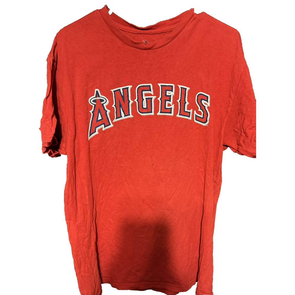 Los Angeles LA Angels of Anaheim Majestic T-Shirt Men's Sz L